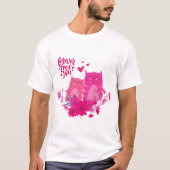 Lovebirds Forever beroemd gemaakt door His & Hers T-shirt (Voorkant)