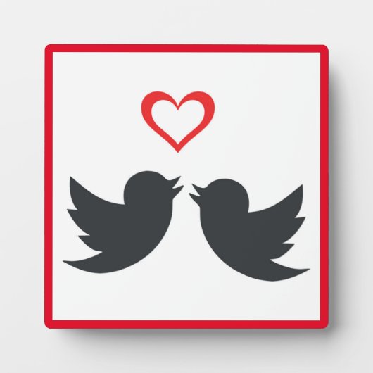 LOVEBIRDS FOTOPLAAT (Voorkant)
