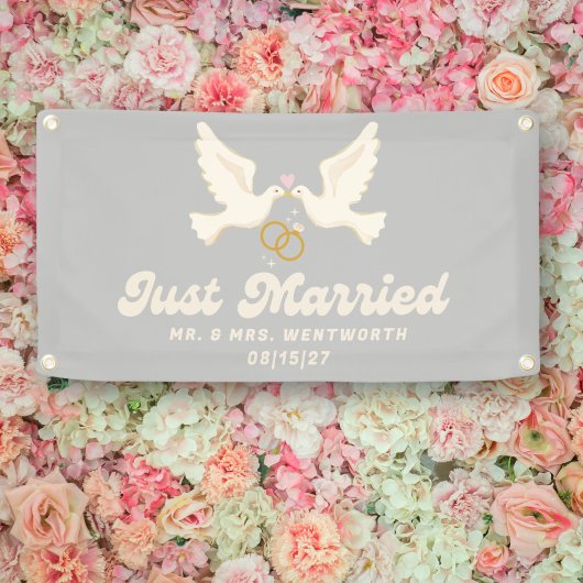 Lovebirds Gewoon Getrouwd Auto Banner