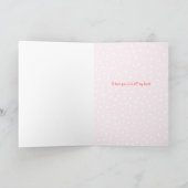 Lovebirds hearts custom text Valentine Feestdagen Kaart (Binnen)