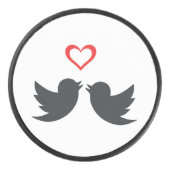 LOVEBIRDS HOCKEY PUCK (Voorkant)