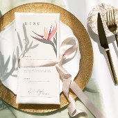 Lovebirds in Paradise Flat Menu