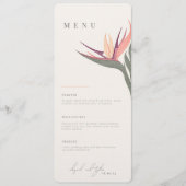 Lovebirds in Paradise Flat Menu (Voorkant)