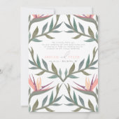 Lovebirds in Paradise Foto Dank je kaart (Achterkant)