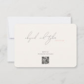 Lovebirds in Paradise RSVP-kaart RSVP Kaartje (Achterkant)