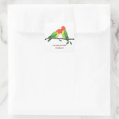 Lovebirds Inspirerend Sticker (Tas)