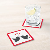 LOVEBIRDS KARTONNEN ONDERZETTERS (Insitu)