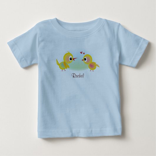 Lovebirds kinder T-shirt (Voorkant)