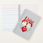 "Lovebirds" Notitieboek (Binnen)