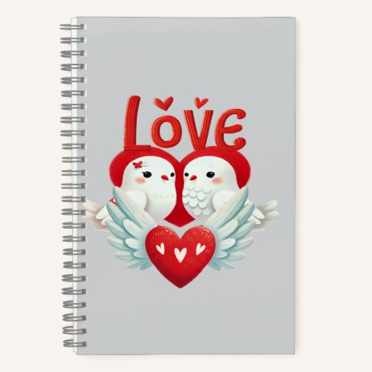 "Lovebirds" Notitieboek (Voorkant)