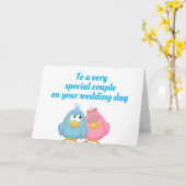 ** LOVEBIRDS** OP DE KAART **WOORDDAG" (Gele Bloem)