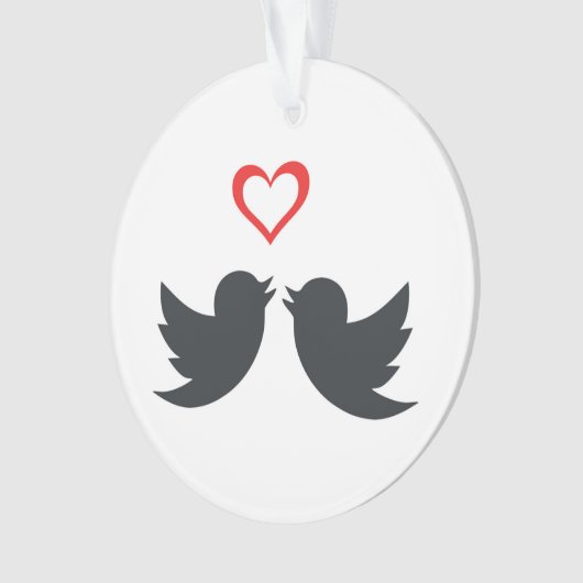 LOVEBIRDS ORNAMENT (voorkant)