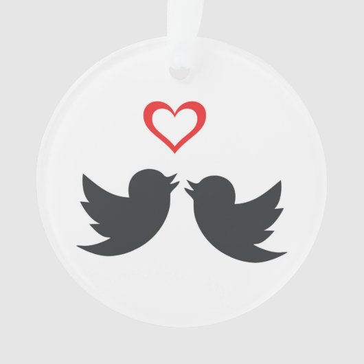 LOVEBIRDS ORNAMENT (voorkant)