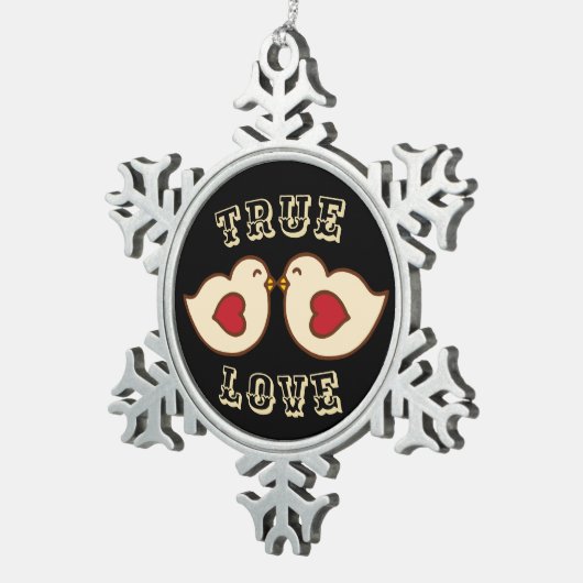 Lovebirds Ornament  (Rechts)