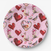 LoveBirds Papieren Bordje (Voorkant)
