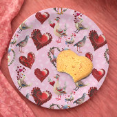 LoveBirds Papieren Bordje