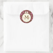 Lovebirds (Polka Dot) Huwelijksgunst Sticker / Zeg (Tas)