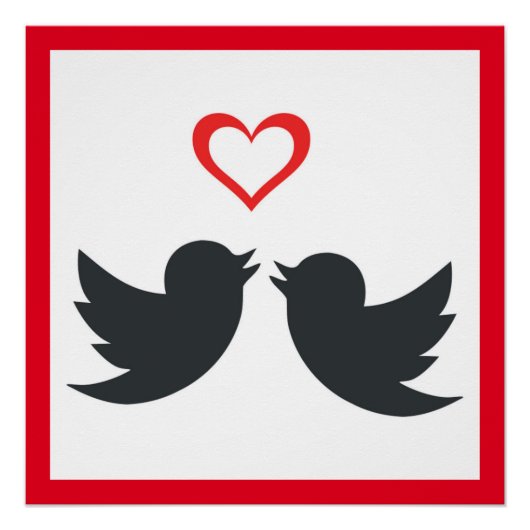 LOVEBIRDS POSTER (Voorkant)
