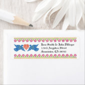 Lovebirds Retouradreslabel Etiket (Insitu)