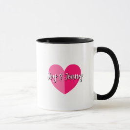 Lovebirds Silhouette - Custom Valentijn ontwerp Mok