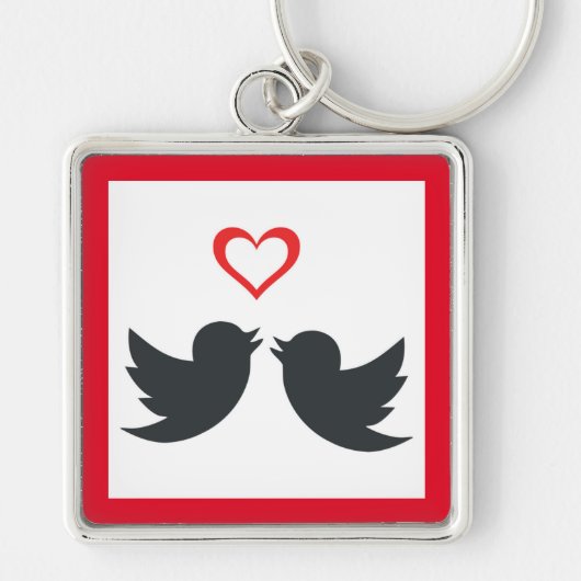 LOVEBIRDS SLEUTELHANGER (Voorkant)