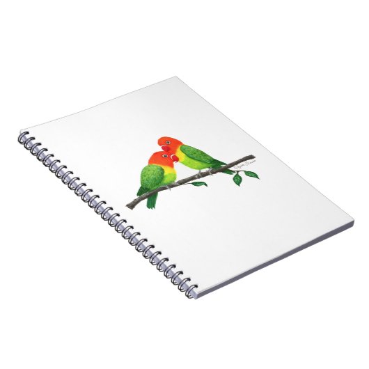 Lovebirds spiraal Notitieboek (Rechterzijde)
