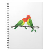 Lovebirds spiraal Notitieboek (Voorkant)