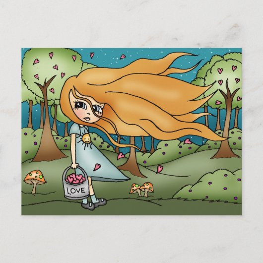 LoveBucket - Briefkaart (Voorkant)