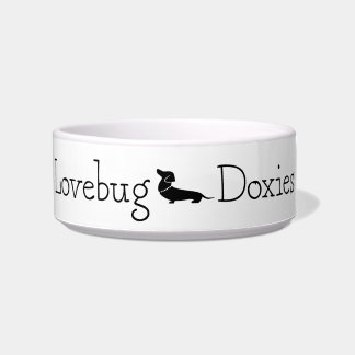 Lovebug Doxies Logo Voerbakje
