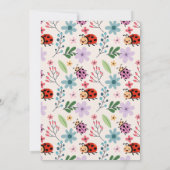 Lovebug Verjaardag Meisjes Jongens Liefde Bug Lady Kaart (Achterkant)