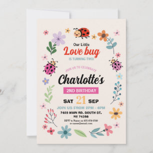 Lovebug Verjaardag Meisjes Jongens Liefde Bug Lady Kaart