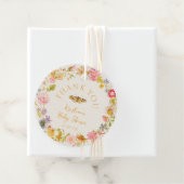 Lovebug  Wildflower Baby shower Bedankjes Labels (In situ)