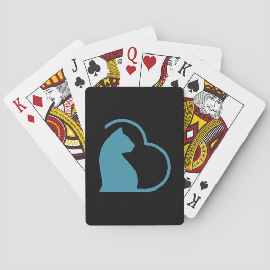 LoveCat-kaarten Pokerkaarten (Achterkant)