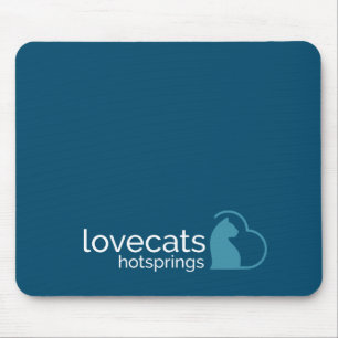 Lovecats Hotsprings Blauwe Muispad Muismat