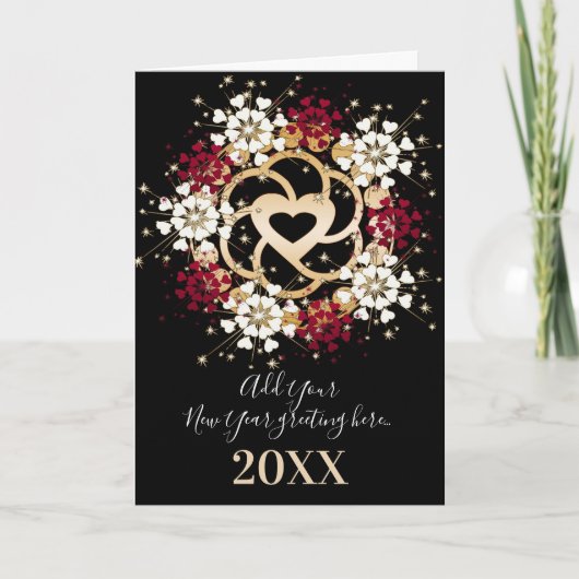 LoveCircle 2009 Nieuwjaarskaart Feestdagen Kaart (Voorkant)