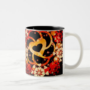 LoveCircler Mok/Drinkwares Tweekleurige Koffiemok