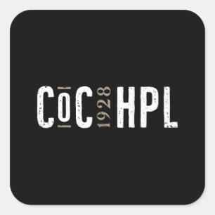 Lovecraft CoC Vierkante Sticker