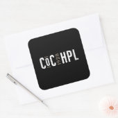 Lovecraft CoC Vierkante Sticker (Envelop)