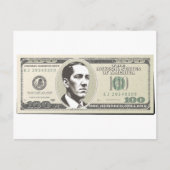 Lovecraft Dollar Briefkaart (Voorkant)