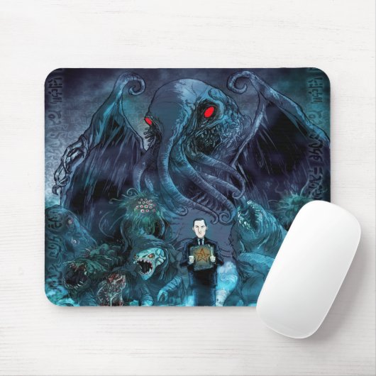 Lovecraft in the mist mouse pad muismat (Met muis)