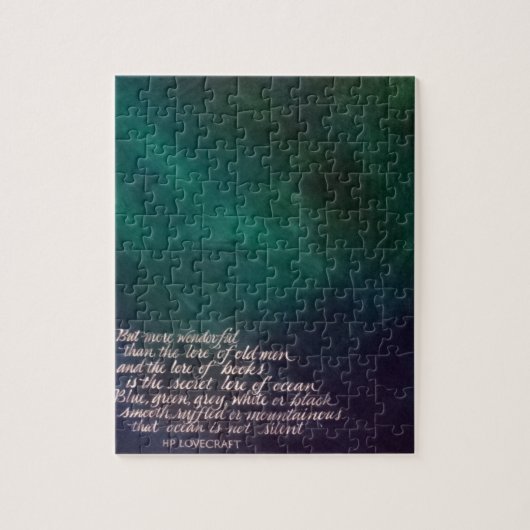Lovecraft Lore of Ocean Painting Calligraphy Legpuzzel (Verticaal)