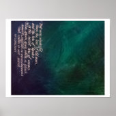 Lovecraft Lore of Ocean Painting Calligraphy Poster (Voorkant)