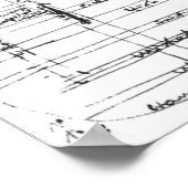 Lovecraft Sketch van Arkham Poster (Hoek)