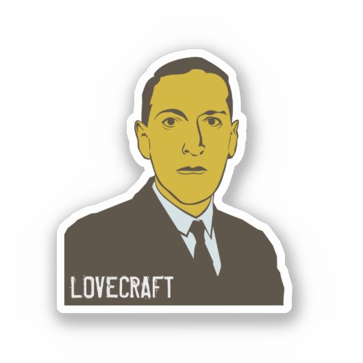 Lovecraft Sticker (Voorkant)