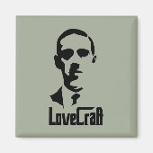 Lovecraft tegenover stijl magneet (Voorkant)
