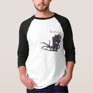 Lovecraftiaan Flair-Shirt: Cthulhu 2-kleureninkt T-shirt