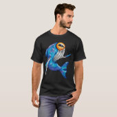 Lovecraftiaans haaimonster t-shirt (Voorkant volledig)
