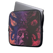 Lovecraftiaanse Donkere Fantasie Laptop Sleeve (Voorkant Links)