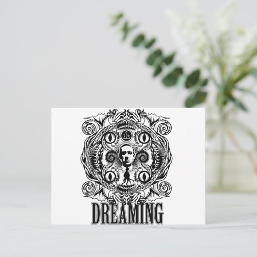 Lovecraftian Dreams Briefkaart (Staand voorkant)