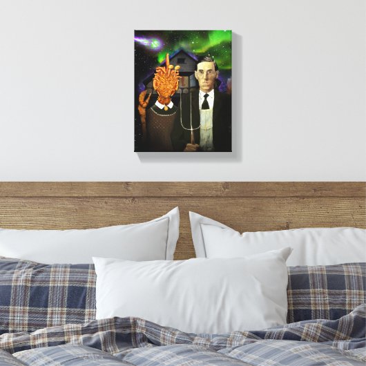 Lovecraftian Gothic canvas afdrukken (8x10) (Insitu (Slaapkamer))